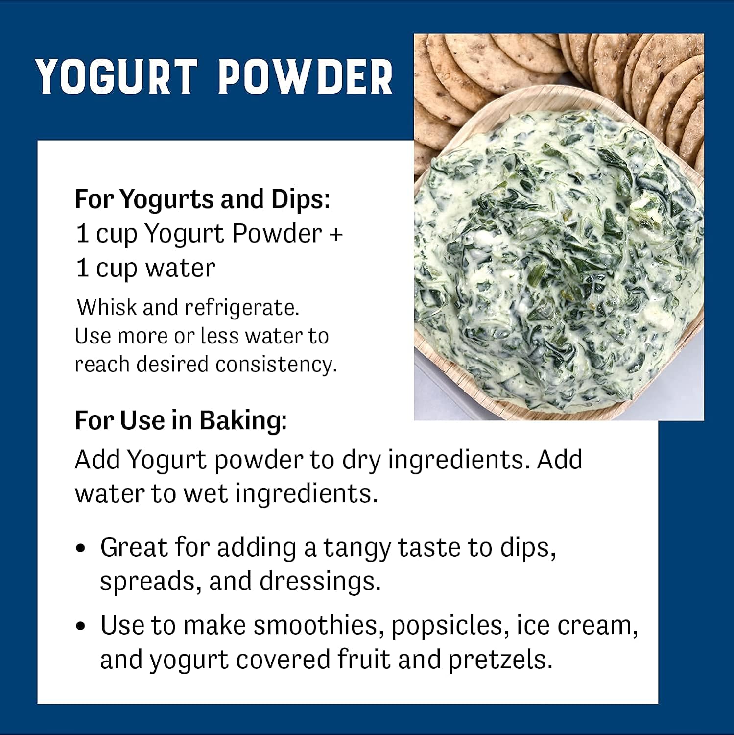 Judee's Small Dairy Bundle: Whole Milk Powder (11 oz), Sour Cream Powder (11.25 oz), Yogurt Powder (11.25 oz) - Image 7